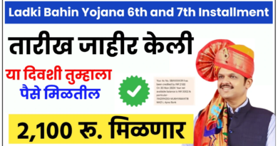 "लाडकी बहिन योजना 6वी आणि 7वी किस्त: महिलांना मिळणार 2100 रुपये थेट बँक खात्यात"