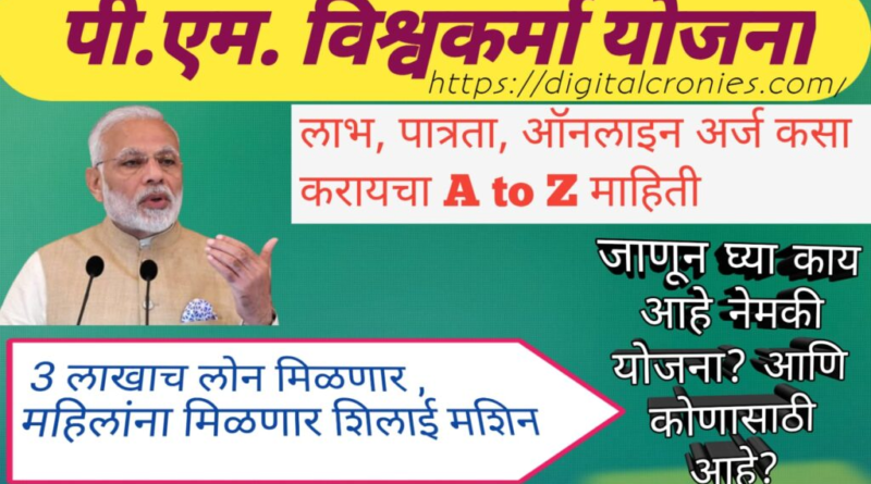 PM Vishwakarma Yojana benefits, loan scheme for artisans, skill development, tool kit assistance, eligibility criteria, online application process.